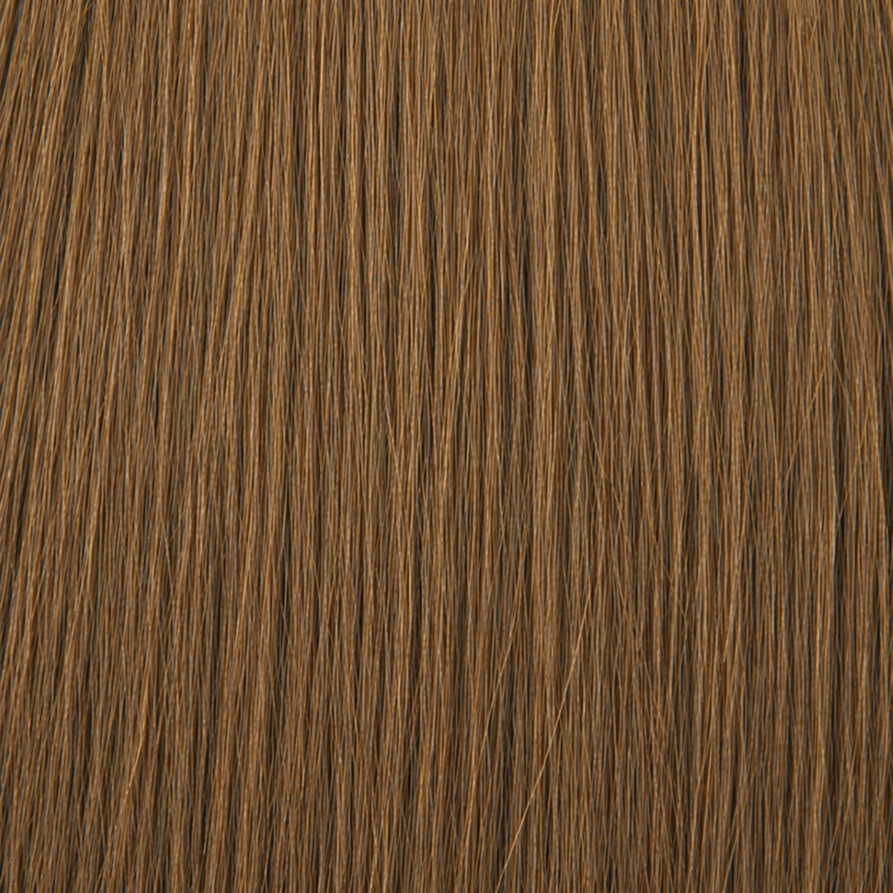 Primo piano della struttura dei capelli Remy nel colore #6 Biondo scuro