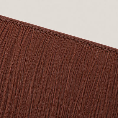 Flache Butterfly-Weft-Naht der Stessia Extensions in Farbe #33 Kastanienrot