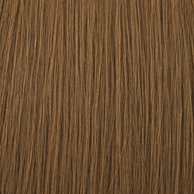 Primo piano della struttura dei capelli Remy nel colore #6 Biondo scuro