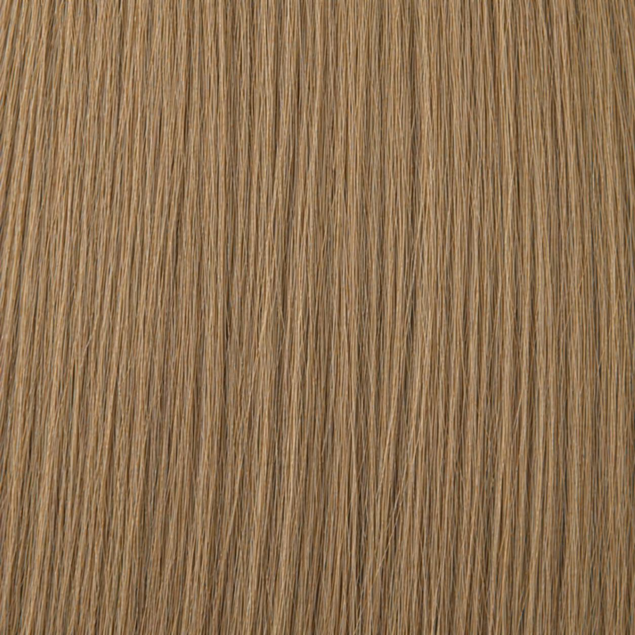 Close-up of the Remy human hair texture in shade #8 Medium Blonde