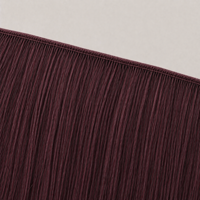 Cucitura piatta Butterfly Weft delle extension Stessia nel colore #99J Bordeaux