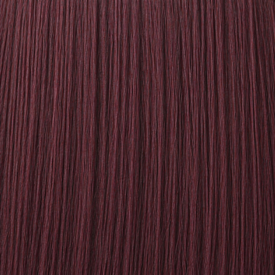 Primo piano della struttura dei capelli Remy nel colore #99J Bordeaux